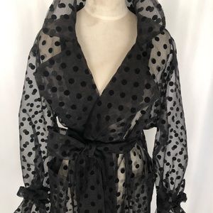 New Handmade Woman’s black Trench Coat